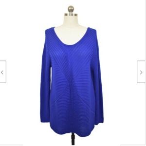 Dana Buchman Blue Sweater Size Large